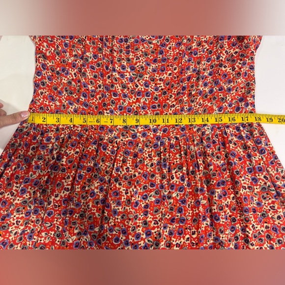 Zara Long Flowing Voluminous Floral Print Dress Loose fit SZ Small EUC - Picture 7 of 10